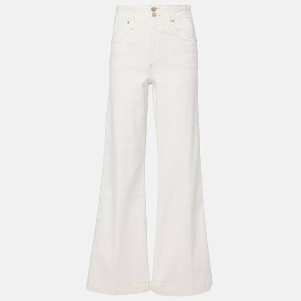 NWT CREAM FRAME SEAMED JEANS!